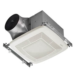 BROAN-NuTone XB80L Ultra Green Single-Speed Fan with Light 80 CFM 0.3 Sones