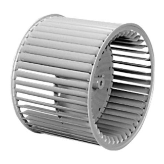 Lau 01333501 Blower Wheel 9-1/2"H x 6"W 1/2" Bore Clockwise