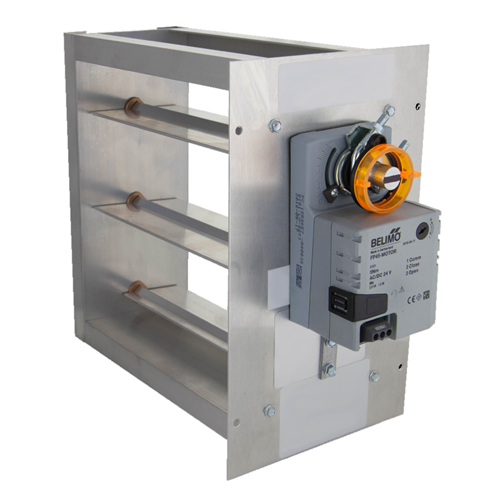 iO HVAC Controls TD-1010 Rectangular 3-Wire Float Damper 10" x 10"