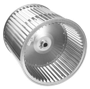 Lau 02757515 Double Inlet Belt Drive Blower Wheel 12-5/8" Diameter Bore Size 3/4" 2100 RPM Model A12-9A