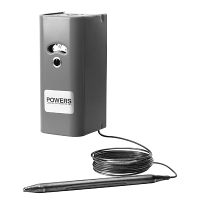 Siemens Building Technology 141-0521 Electric Line Voltage Remote Bulb Thermostat (100F to 240F)