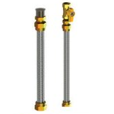 York S1-CGCY581212MF24 Gas Connector 1/2' Valve 1/2" x 5/8" x 24" (Quantity of 25)