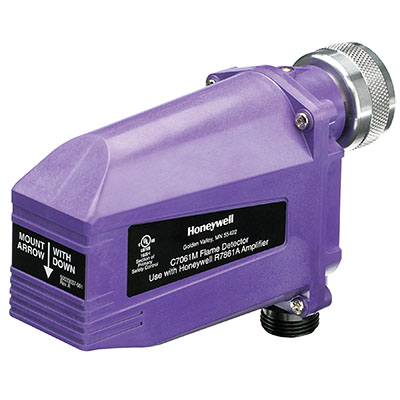 Honeywell C7061M1008 Miniature Dynamic Self-Check Ultraviolet Flame Detector