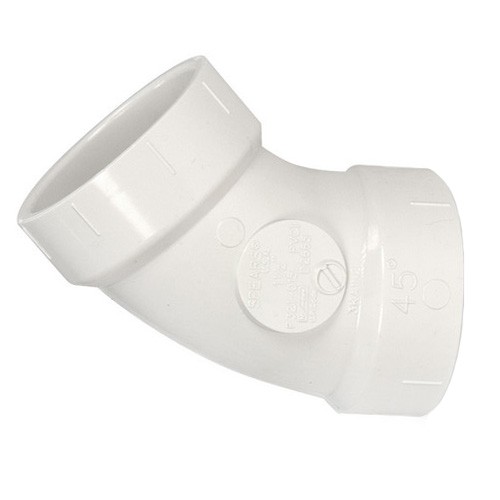 York S1-PVC-D321-020 Elbow H X H 2" Diameter 45-Degree