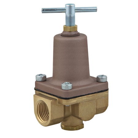 Watts 0009810 Lead Free 2-Way Small Pressure Regulator 1/4" LF26A 1-25psi