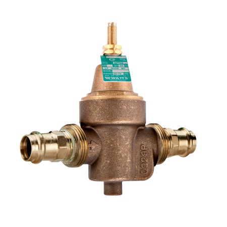 Watts 0009808 Lead Free Water Pressure Reducing Valve 1" LFN55BM1 (W/PRESS)