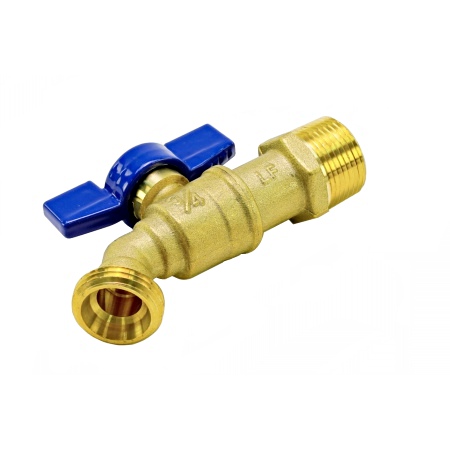Watts 0123632 Quarter-Turn Boiler Drain Shutoff 3/4" LFBD-QT