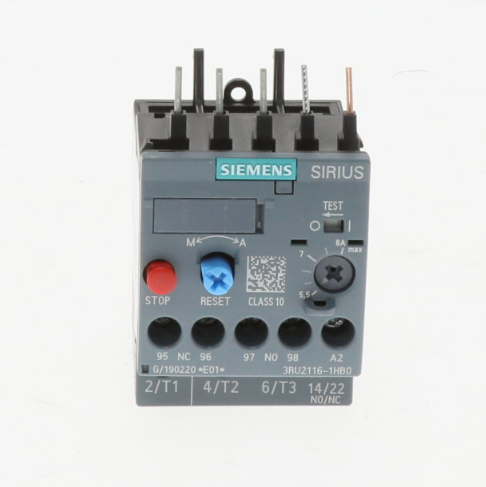 Siemens Industrial Controls 3RU2116-1HB0 Overload Relay 5.5-8 Amp