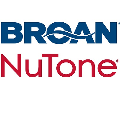 BROAN-NuTone BK120NBWH Chime 2 Unlighted Pushbutton (Case Of 24)