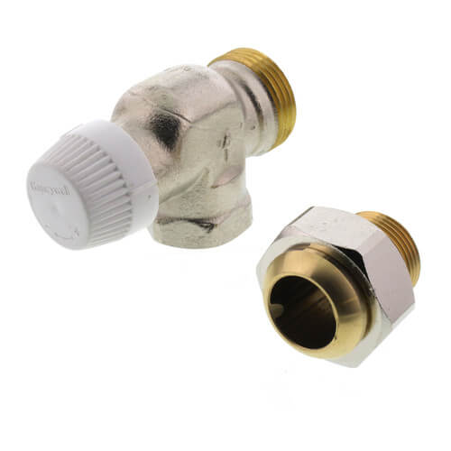 Honeywell V2040ASL20 Horizontal Angle Radiator Valve 3/4"