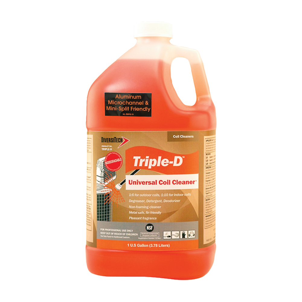 DiversiTech TRIPLE-D Coil Cleaner Triple-D 1 Gal