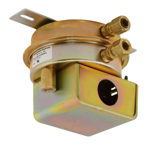 Antunes 8021206060 Air Differential Pressure Switch with 1/4" Compression Fittings and Cover .0.17-12" W.C.