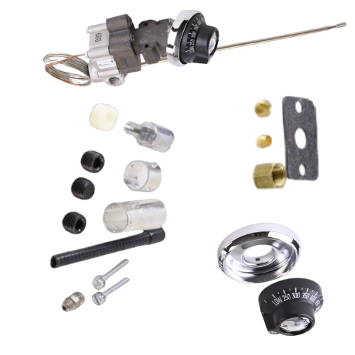 Robertshaw 4350-027 Commercial Gas Thermostat 250-550F 1/4" Pipe 48" Capillary