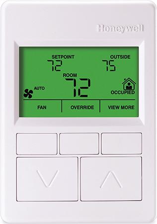 Honeywell TR71 Zio LCD Wall Module (Temperature & Humidity)