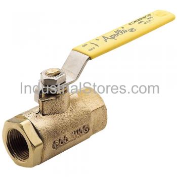Conbraco 70-105-27 Bronze Ball Valve 1" Stainless Steel Latch-Lock Lever & Nut