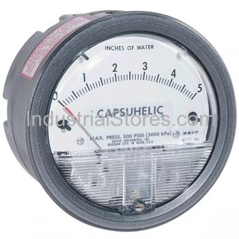 Dwyer 4300-4CM Capsuhelic Differential Pressure Gauge 2 to 0 to 2 Cm W.C.