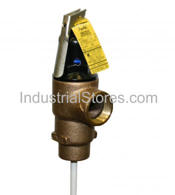 Conbraco 18C-512-8-150 Temperature and Pressure Relief Valve 3/4" Female 150psi 8" Element 1.912M BTU