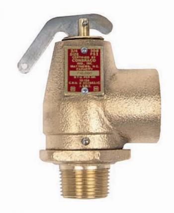 Conbraco 10-102-10 Hot Water Safety Relief Valve 3/4" x 1" 50psi 1035000Btu