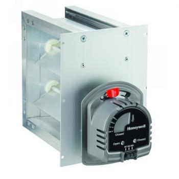 Honeywell ZD20X8TZ Parallel Blade Damper 2-Position Spring Return 24V (20" Length x 8" Height)