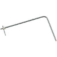 Dwyer 160E-00 Ellipsoidal Tip Pitot tube, 0.2 meter insertion length