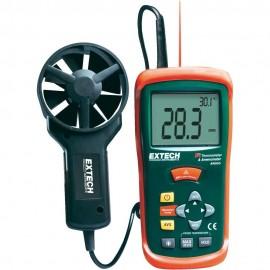 Extech AN200-NIST CFM/CMM Mini Thermo-Anemometer with IR Thermometer and NIST Traceable Certificate