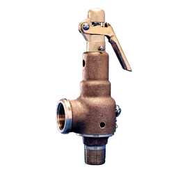 Kunkle 6010JH-M01-KM0150 Bronze Safety Relief Valve with Side Outlet 2" 150 PSI