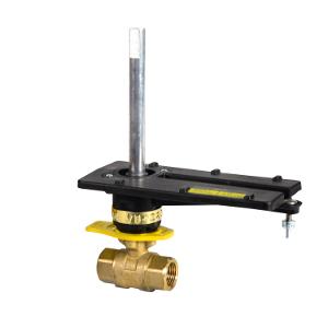 Barber Colman (Schneider Electric) VB-2213-500-9-52 Ball Valve with Linkage 1-1/2" NPT 2-Way Brass Body