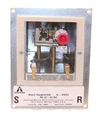 Armstrong International A6942 Duct Mount Humidistat 55-95%Rh