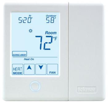 Tekmar 557 tNet Thermostat Radiant Floor 2 Heat Pump-Cool Backup Humidity