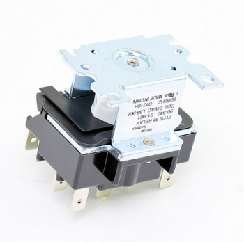 White-Rodgers 90-341 Switching Relay 2-Pole Type 91 Double Throw Semi-Enclosed Relay 115-120V