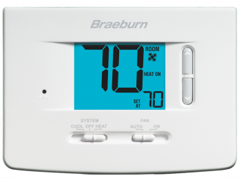 Braeburn 1020NC Non-Programmable Thermostat