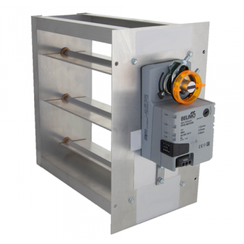 iO HVAC Controls TD-1010 Rectangular 3-Wire Float Damper 10" x 10"