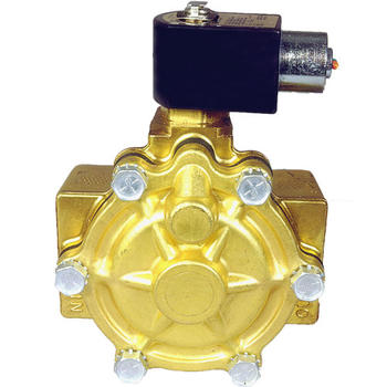 Parker 06F38C1122AAF4C05 Piston Piloted 3-Way Solenoid Valve 3/8" NPT Normally Closed Brass