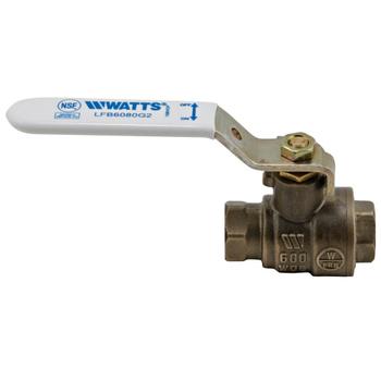 Watts 0450101 Lead Free Full Port Bronze Ball Valve 3/8" LFB6080G2