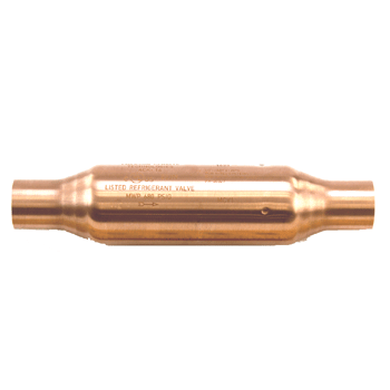 Emerson Flow Controls 064990 Check Valve 7/8" Sweat with Built-In 30 Mesh Stainless Steel Strainer (ACK-14)