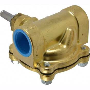 Parker 06F38O1122ACF Piston Piloted 3-Way Solenoid Valve 3/8" NPT Normally Open Brass