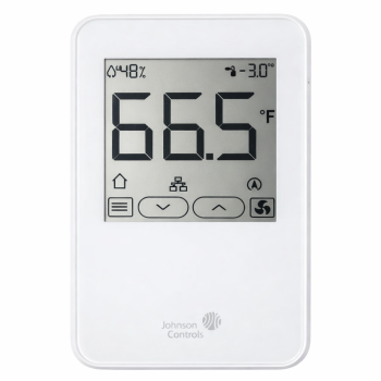 Johnson Controls NSB8BTN240-0 Temperature White Sensor with Display