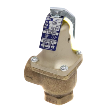 Watts 0275404 174A-1-125# 3,215,000 RELF Valve