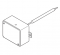 Barber Colman (Schneider Electric) 2252-250 Temperature Transmitter (0 to 100F) Rigid Element